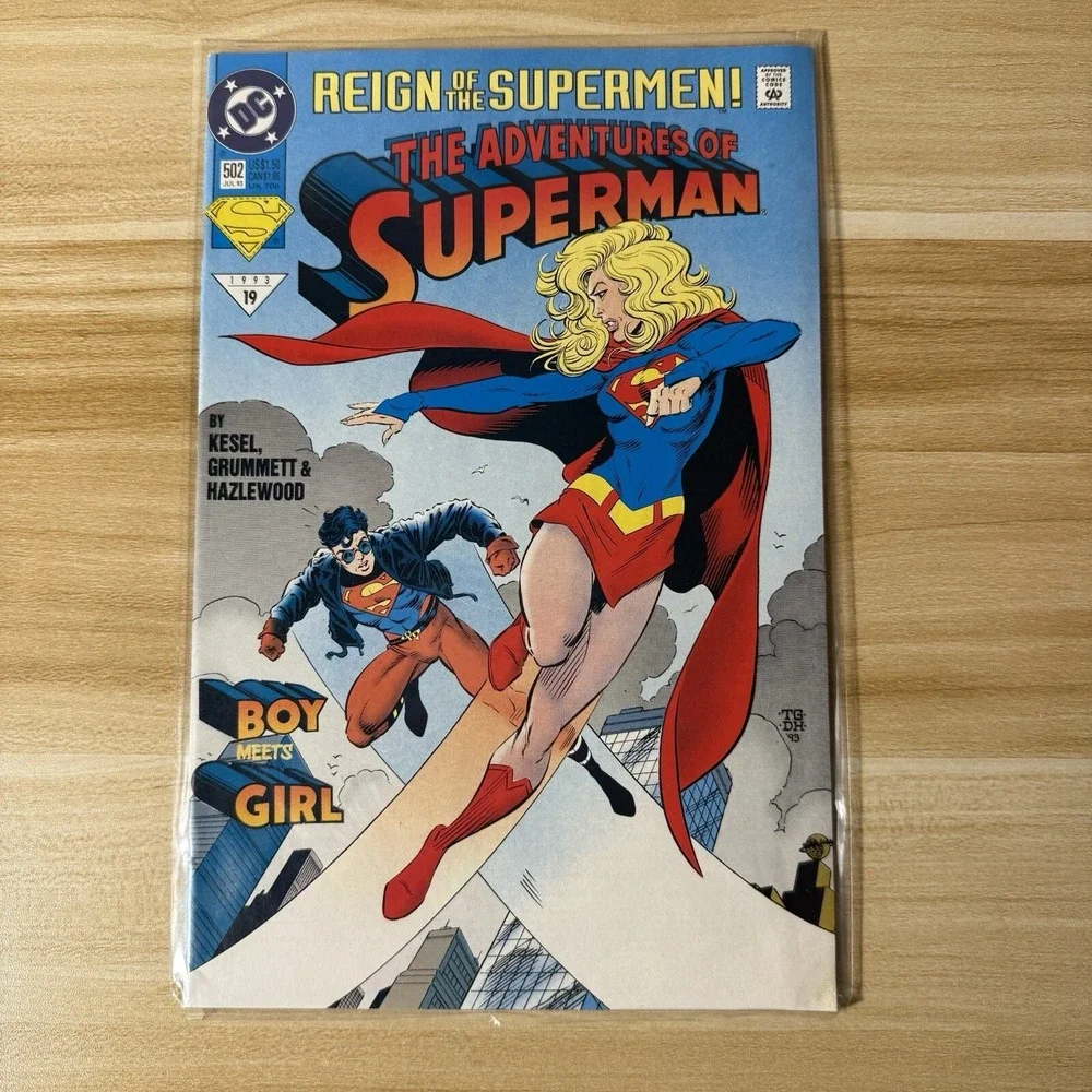 Adventures Of Superman #502 Reign Of The Supermen | Supergirl (DC, 1994)!